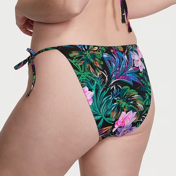 New! Set! Victoria's Secret Black Palm Bikini Set 45568 - Picture 5 of 14